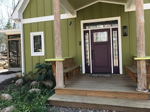 Front door and porch