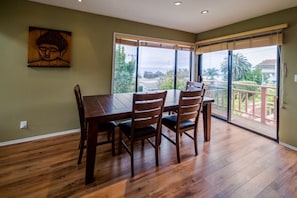 Dining room with ocean views