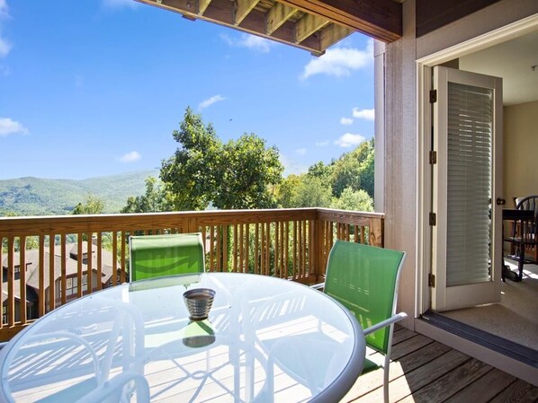 Deck Furniture and Mountain View--- Main Floor 