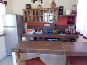 kitchenette in casita 3