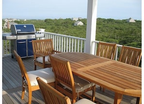 Upstairs Deck off Kitchen