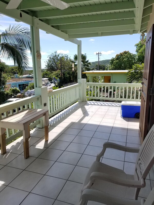 Front porch entrance. 