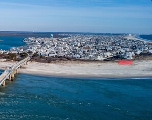 Aerial photo of condo from Avalon.