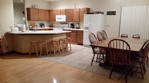 Spacious Kitchen with large Dining Area 