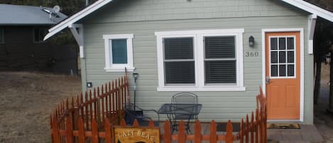 Welcome to Lazy Bear Cottage!  Wonderful patio for that morning cup of coffee..