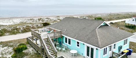 Looking east toward ocean.