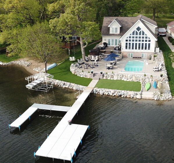 Aerial View from Lake