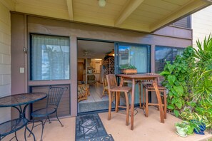 Enjoy partial ocean views from your private lanai