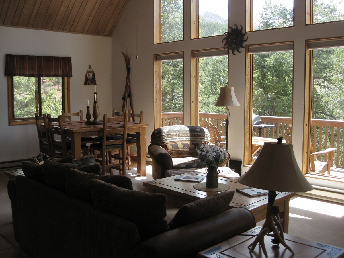 Beautiful Secluded Mountain Home in Divide with Pikes Peak views
