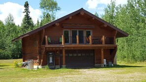 Front of the guest house.  Second floor living provides a beautiful view!