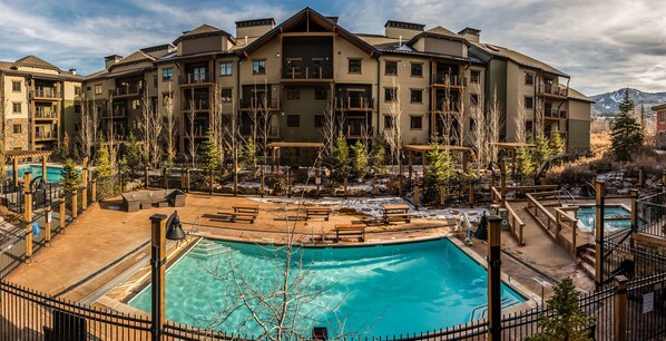 Pool is nicely heated year round