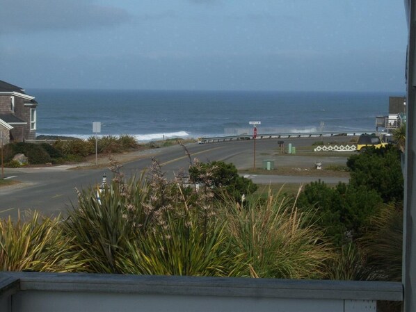 Vista a la playa o el mar