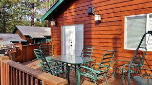 Cabin 5 - French doors and deck