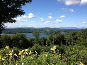 Eyrie view towards Green Mountains