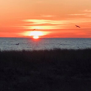 Beautiful Sunset over Lake Michigan