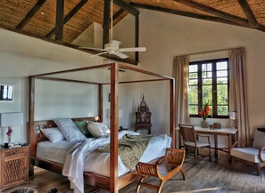 Ceiling fans through-out  the tree house. 