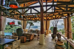 The grand living room of the tree house.