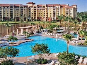 Sunny days by the pool
