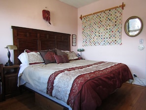 Master bedroom with King Size bed