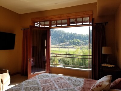 French Doors in Master Bedroom...what a view!