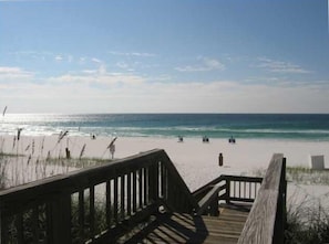 Private walkway to Beach