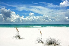 View of the beach in front of Gulfview