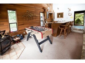 Bar and Foosball Table