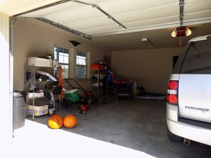 Two car garage