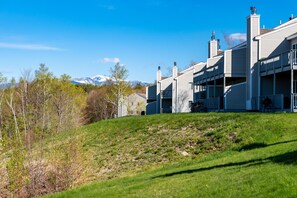 View of Mount Washington from the back lawn.