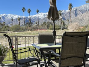 Fantastic view from the patio!