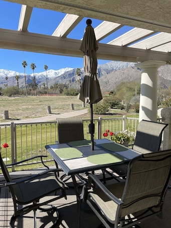 Fantastic view from the patio!