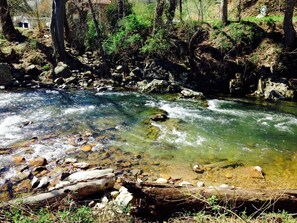 The swimming and fishing hole.