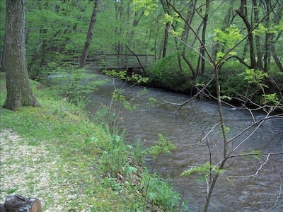 Holly Cabin on Town Creek, in Northeast Mountains Blairsville