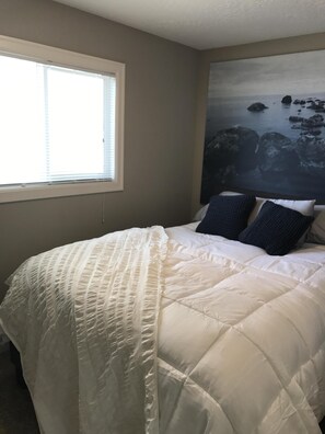 Small but functional second bedroom. 