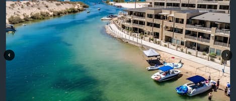 Drone view of my unit 102 and 108 both beach level larger double master condos 