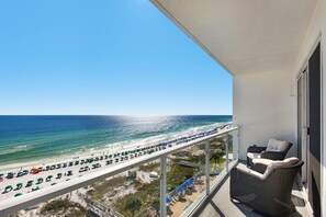 Sweeping views from main balcony