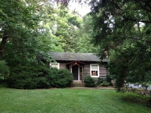 Front of Dog Trot Cabin