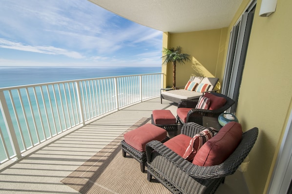 Oversized Balcony with Amazing Sunset View