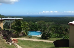 Panoramic view from parking area