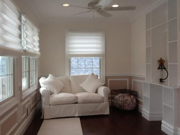 Sitting area of master bedroom