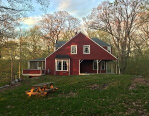 Cottage from the side yard 