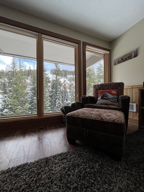 Living room - view of silver knife ski run 