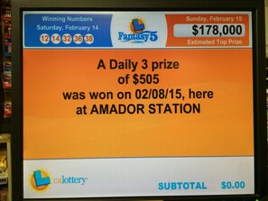 Lottery and Scratcher's Onsite