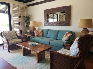 Comfy living room.
