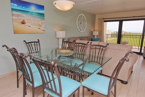 The Living Room Area with a Beach View