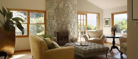 Living Room with Ocean View and Patio