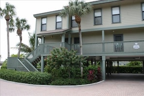 Corner unit overlooking the pool  unit N74 with a boat slip and covered parking 