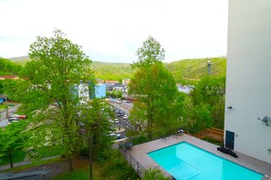 Seasonal outdoor pool Not open in winter