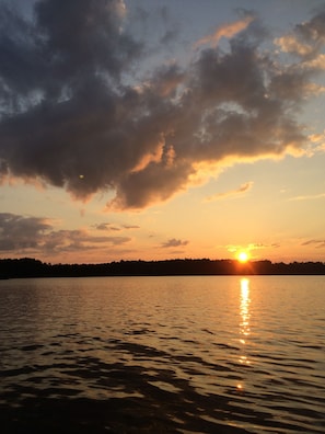 Sunset on Upper Eau Claire Lake