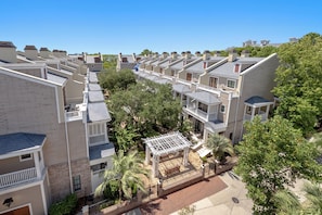 Balcony views overlooking Baytowne Wharf!